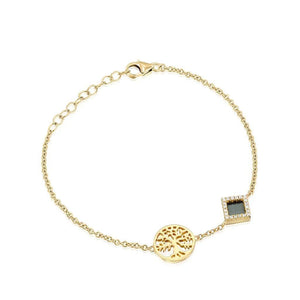 Love Infinite 8 Words Copper - plated Real Gold Necklace Temperament Clavicle Chain Pendant - Zambeel