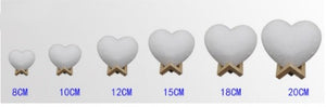 Love Night Light Valentine'S Day Heart - Shaped Moon Light - Zambeel