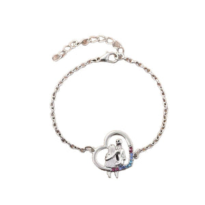 Love - themed Couples Embrace Bracelet - Zambeel