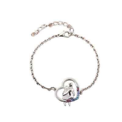 Love - themed Couples Embrace Bracelet - Zambeel