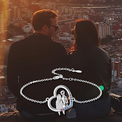 Love - themed Couples Embrace Bracelet - Zambeel
