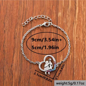 Love - themed Couples Embrace Bracelet - Zambeel