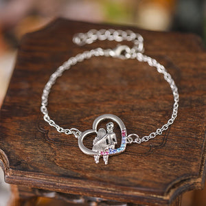 Love - themed Couples Embrace Bracelet - Zambeel