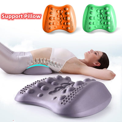 Lumbar Support Pillow For Lower Back Pain Relief Lower Back Stretcher Massager For Chronic Lumbar Pain Relief & Herniated Disc - Zambeel