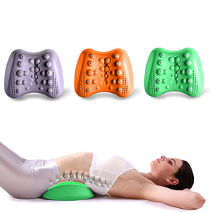 Lumbar Support Pillow For Lower Back Pain Relief Lower Back Stretcher Massager For Chronic Lumbar Pain Relief & Herniated Disc - Zambeel