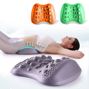 Lumbar Support Pillow For Lower Back Pain Relief Lower Back Stretcher Massager For Chronic Lumbar Pain Relief & Herniated Disc - Zambeel