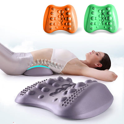 Lumbar Support Pillow For Lower Back Pain Relief Lower Back Stretcher Massager For Chronic Lumbar Pain Relief & Herniated Disc - Zambeel