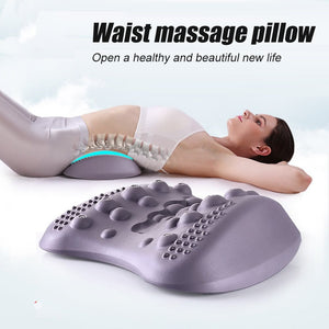 Lumbar Support Pillow For Lower Back Pain Relief Lower Back Stretcher Massager For Chronic Lumbar Pain Relief & Herniated Disc - Zambeel