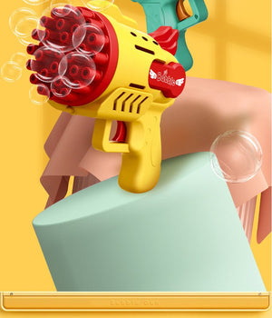 Luminous Bubble Gun Gatling Electric Children's Small Toys - Zambeel
