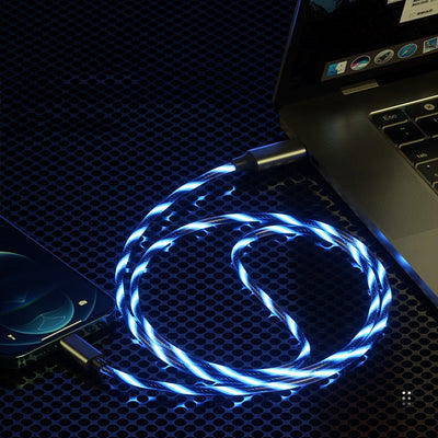 Luminous Elbow Streamer Data Cable Fast Charge - Zambeel
