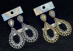 Luxe Teardrop Zircon Earrings - Zambeel