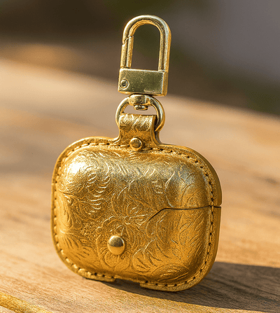 Luxury Gold Embossed AirPods Case - Zambeel
