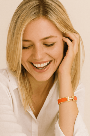 Luxury H Enamel Bracelet - Zambeel