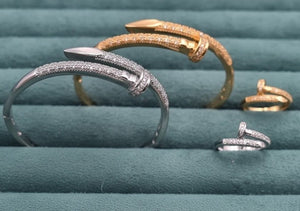 Luxury Nail - Style Sparkle Bangle Set - Zambeel