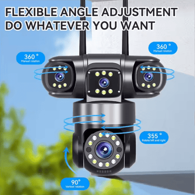 LX - Triple - Lens Security Camera © - Zambeel