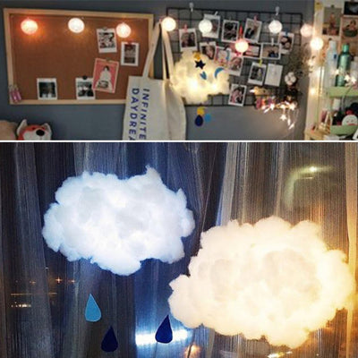 Ma Lang Creative Dream Catcher Cloud Light Diy Material Package Ins Wind Decoration Girl Heart Decoration Ornaments Dream Catcher - Zambeel