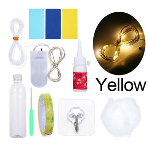 Ma Lang Creative Dream Catcher Cloud Light Diy Material Package Ins Wind Decoration Girl Heart Decoration Ornaments Dream Catcher - Zambeel