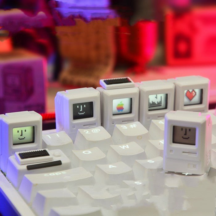 Macintosh Styling Retro Personality Transparent Key Cap - Zambeel