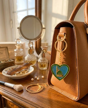 Madina Heart Shape Metal Keychain - Zambeel