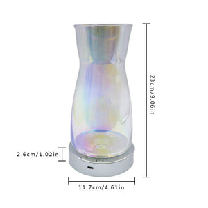 Magic Color Rotating LED Light Vase Creative Lamp Home Decor - Zambeel