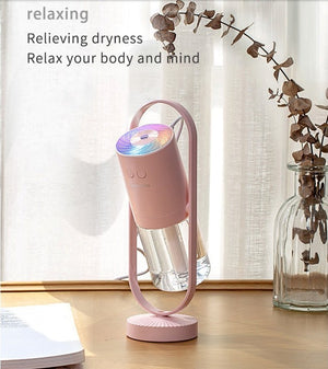 Magic Shadow USB Air Humidifier For Home With Projection Night Lights Ultrasonic Car Mist Maker Mini Office Air Purifier - Zambeel