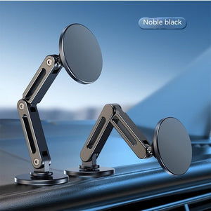Magnetic Car Phone Holder Hanging Screen Car 360 Degree Rotating Metal Aluminum Alloy - Zambeel