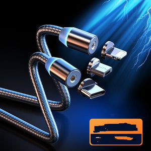 Magnetic Data Cable Apple Charging Cable - Zambeel