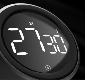 Magnetic Digital Timer For Kitchen Cooking Shower Study Stopwatch LED Counter Alarm Remind Manual Electronic Countdown - Zambeel