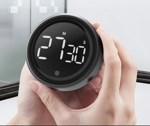 Magnetic Digital Timer For Kitchen Cooking Shower Study Stopwatch LED Counter Alarm Remind Manual Electronic Countdown - Zambeel