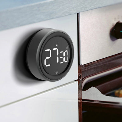 Magnetic Digital Timer For Kitchen Cooking Shower Study Stopwatch LED Counter Alarm Remind Manual Electronic Countdown - Zambeel