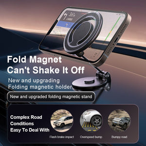 Magnetic Phone Holder For Car, Powerful Magnets Military Grade Suction Car Phone Holder Mount Dashboard Windshield Cell Phone Holder Phone Stand For Car Android Automobile Cradle - Zambeel