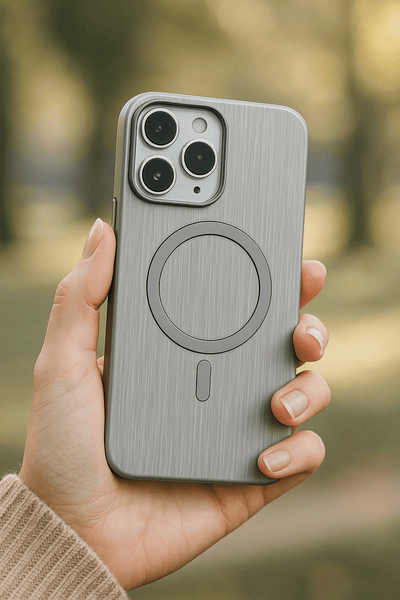 MagSafe - Compatible Wood Texture Phone Case - Zambeel