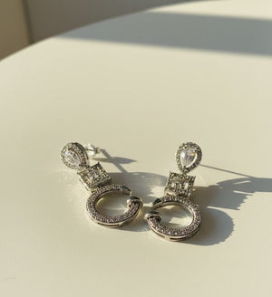 Majestic Crystal Chandelier Earrings - Zambeel
