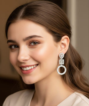 Majestic Crystal Chandelier Earrings - Zambeel