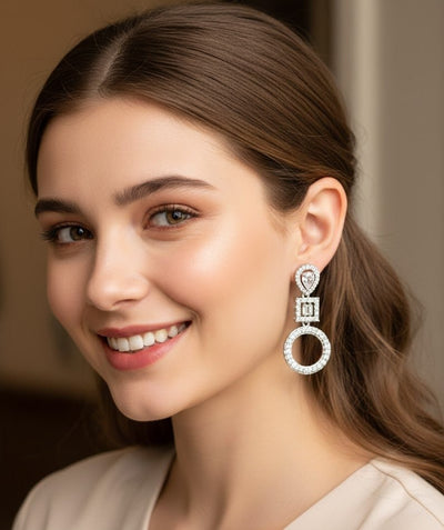 Majestic Crystal Chandelier Earrings - Zambeel