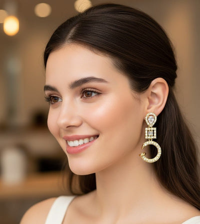 Majestic Crystal Chandelier Earrings - Zambeel
