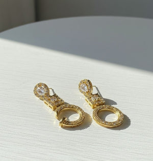 Majestic Crystal Chandelier Earrings - Zambeel