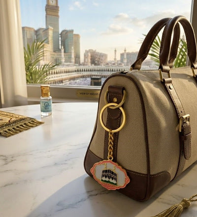 Makkah Kaaba Metal Keychain - Zambeel