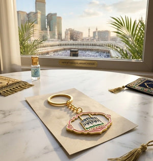 Makkah Kaaba Metal Keychain - Zambeel