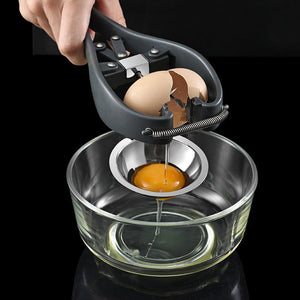 Manual Egg Tools Stainless Steel Egg Opener Scissors Eggshell Cracker Topper Eggs Opener Separator Kitchen Tools Accessories - Zambeel