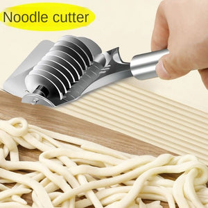 Manual Noodle Cutter Stainless Steel Roller Noodle Maker Fast Food Noodles Dough Rolling Machine Pasta Tools Gadgets For Kitchen - Zambeel