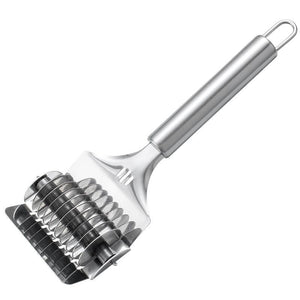 Manual Noodle Cutter Stainless Steel Roller Noodle Maker Fast Food Noodles Dough Rolling Machine Pasta Tools Gadgets For Kitchen - Zambeel