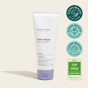 MARY & MAY - White Collagen Cleansing Foam - Zambeel