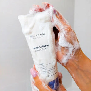 MARY & MAY - White Collagen Cleansing Foam - Zambeel