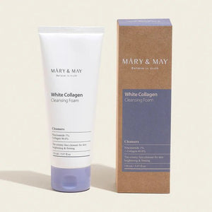 MARY & MAY - White Collagen Cleansing Foam - Zambeel