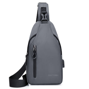 Men's Chest Bag Casual Backpack Sports Function Oblique Shoulder Fashion Tactical Single Crossbody - Zambeel