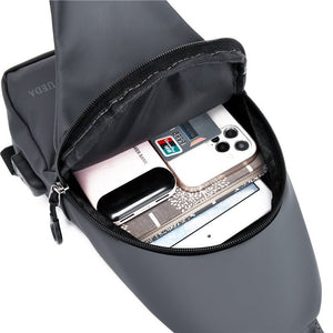 Men's Chest Bag Casual Backpack Sports Function Oblique Shoulder Fashion Tactical Single Crossbody - Zambeel
