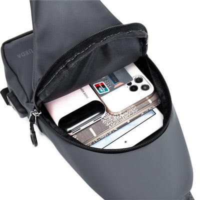 Men's Chest Bag Casual Backpack Sports Function Oblique Shoulder Fashion Tactical Single Crossbody - Zambeel