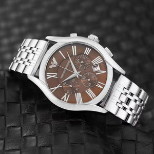 Men’s Chronograph Stainless Steel Watch © - Zambeel