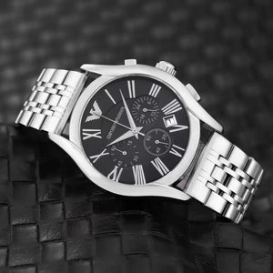 Men’s Chronograph Stainless Steel Watch © - Zambeel